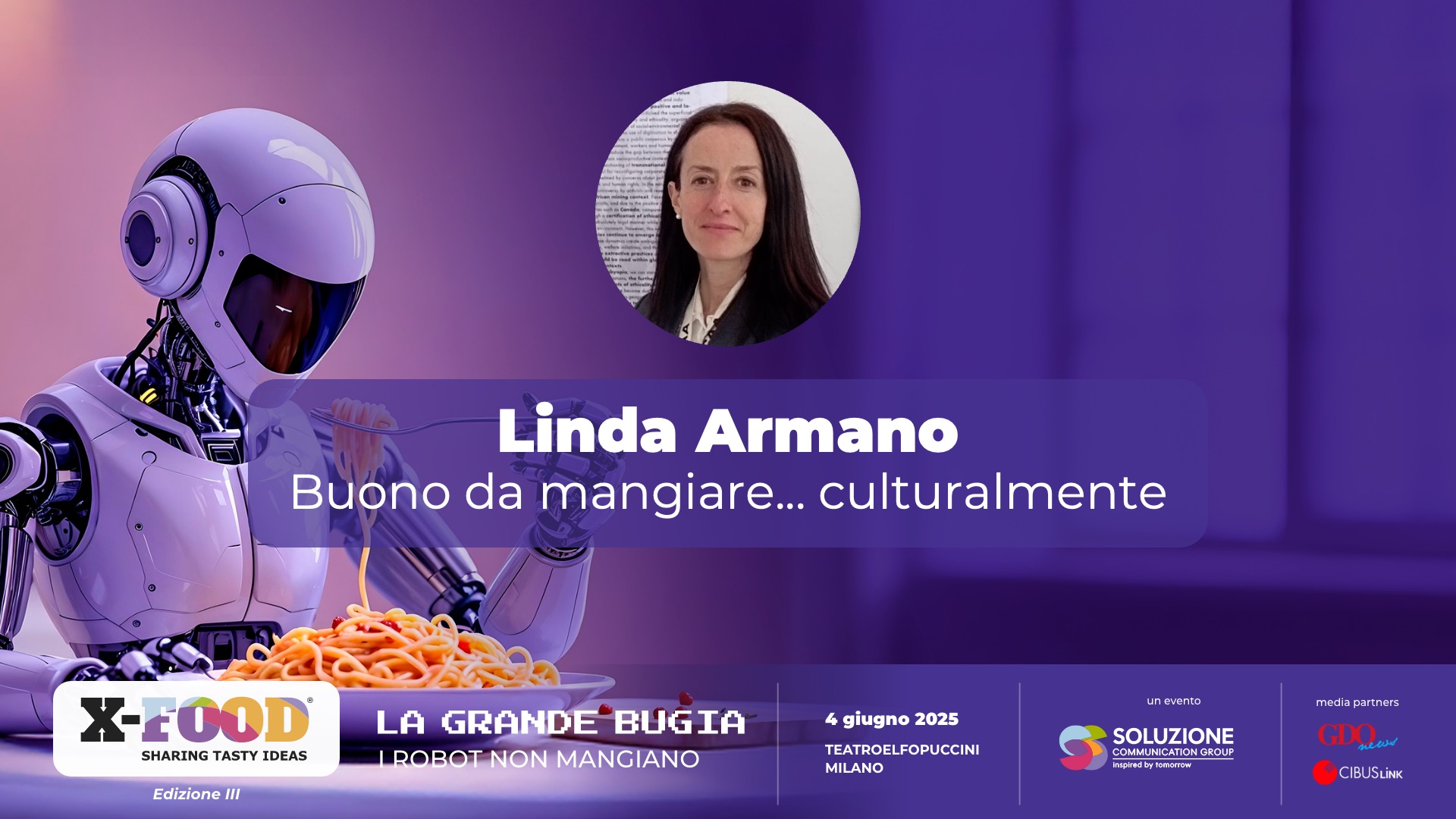 X_FOOD: Linda Armano - Buono da mangiare... culturalmente