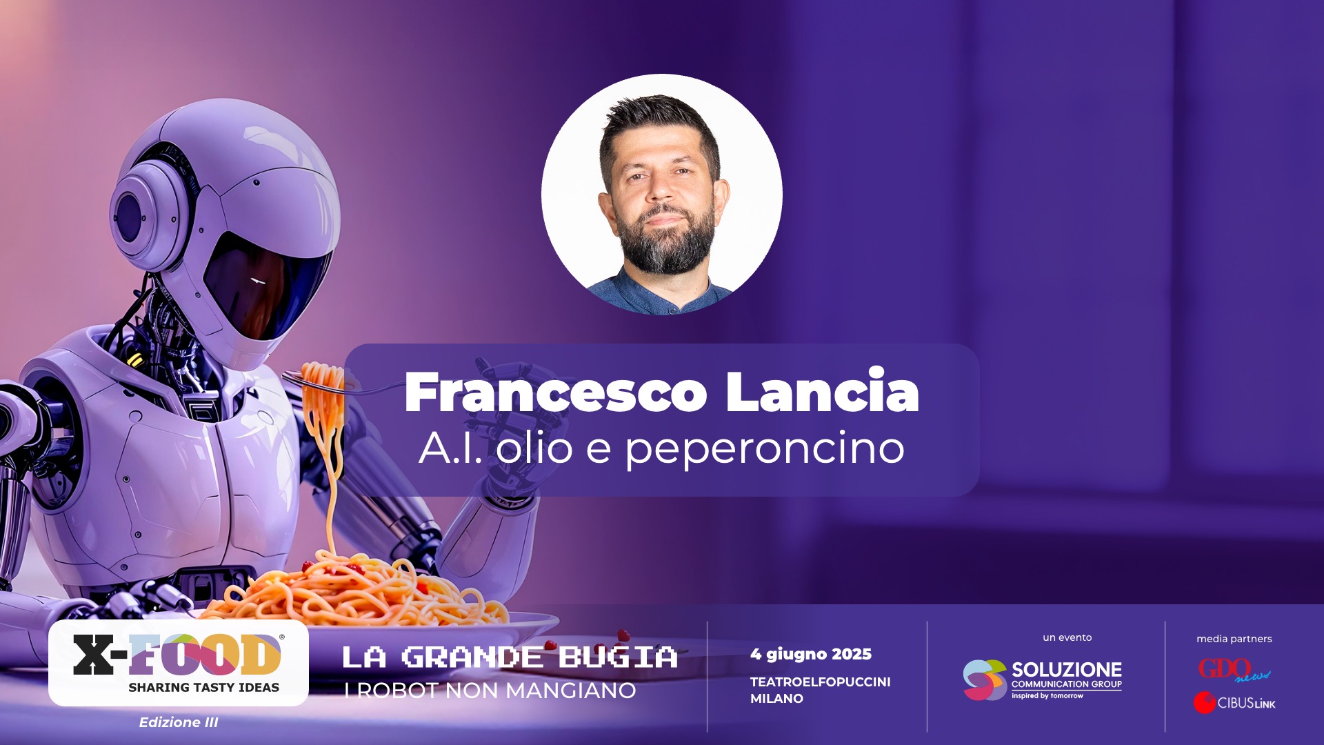 X-FOOD: Francesco Lancia - A.l. olio e peperoncino